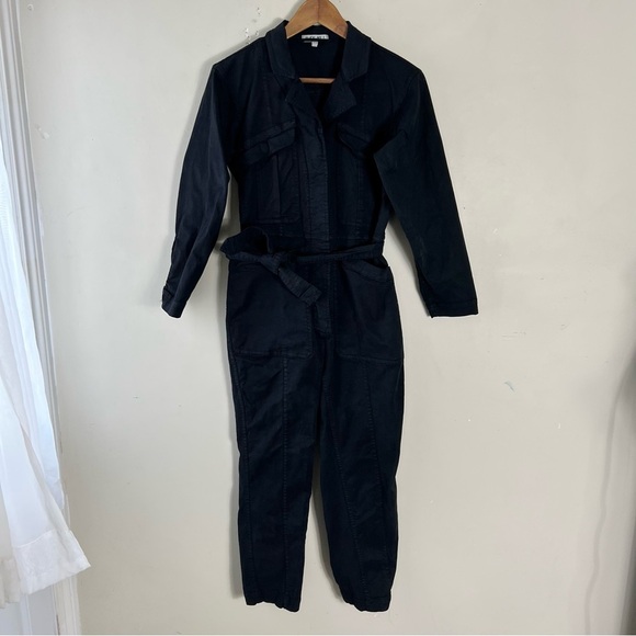 Alex Mill Women's Expedition Jumpsuit in Washed Twill Blue Size XS Utility - Picture 7 of 16